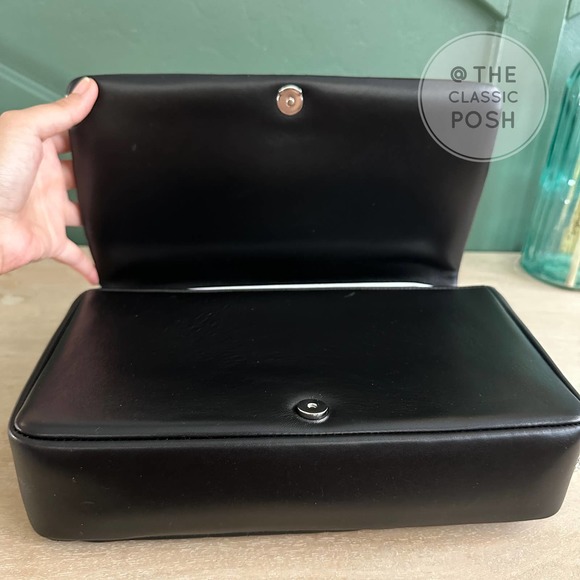 ❌SOLD❌NEW Buberry Lola Medium Black Lambskin Silver HW Bag Shoulder Crossbody - Picture 9 of 11